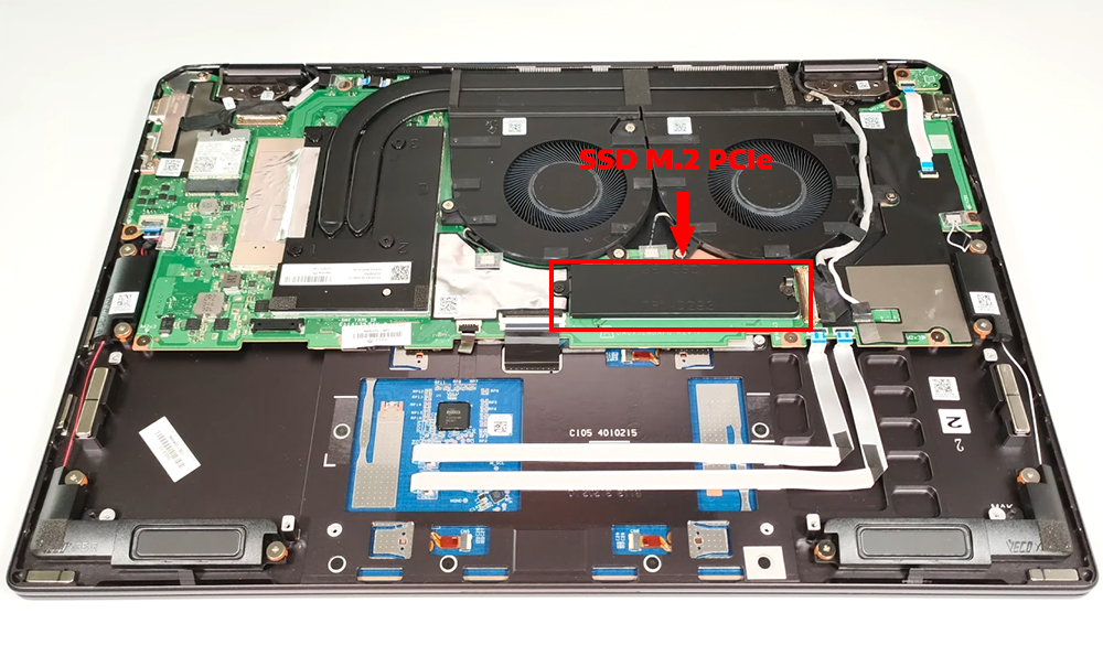 Nâng cấp Ram, SSD Laptop HP Spectre x360 16 16-aa0000