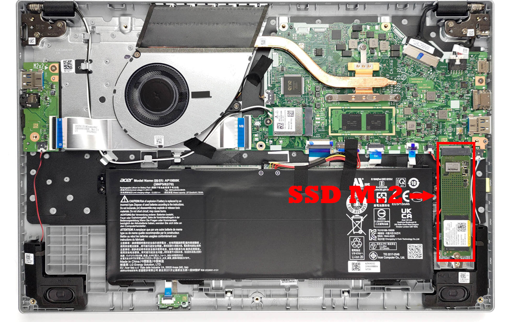 Nâng cấp Ram, SSD Laptop Acer Aspire 3 A315-24P