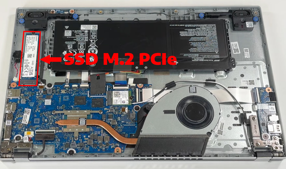 Nâng cấp Ram, SSD Laptop Acer Aspire Go 15 AG15-31P