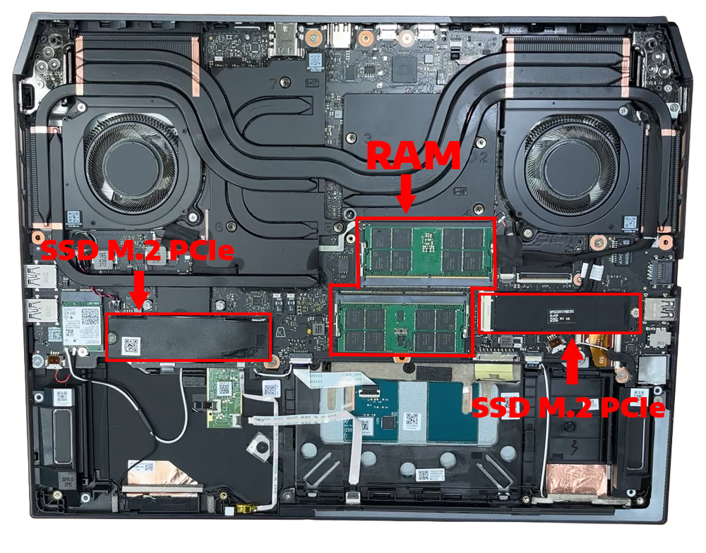 Nâng cấp Ram, SSD Laptop Acer Predator Helios 16 AI PH16-73