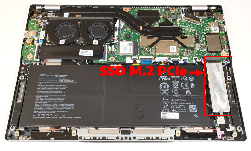 Nâng cấp Ram, SSD Laptop Acer Swift 14 AI SF14-61T
