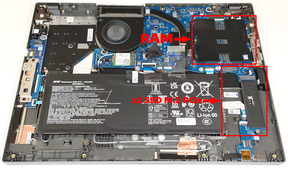 Nâng cấp Ram, SSD Laptop Acer TravelMate P2 TMP216-51-G2