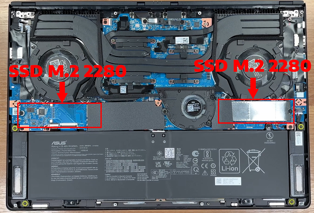 N&acirc;ng cấp Ram, SSD Laptop ASUS ProArt P16 H7606