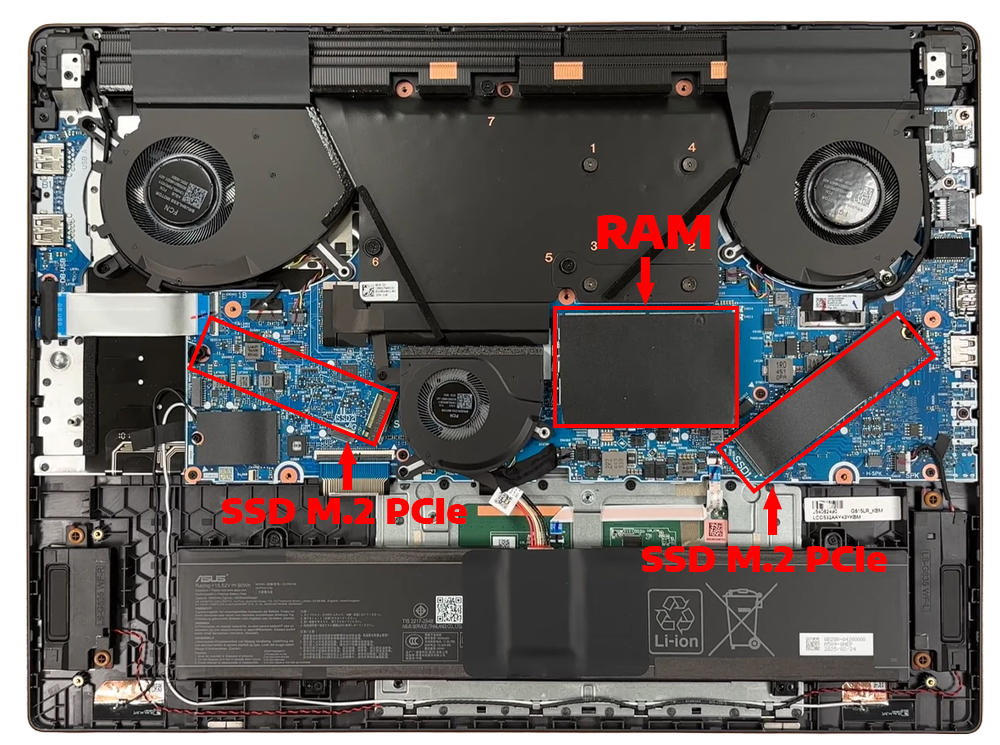 Nâng cấp Ram, SSD Laptop ASUS ROG Strix G18 G815