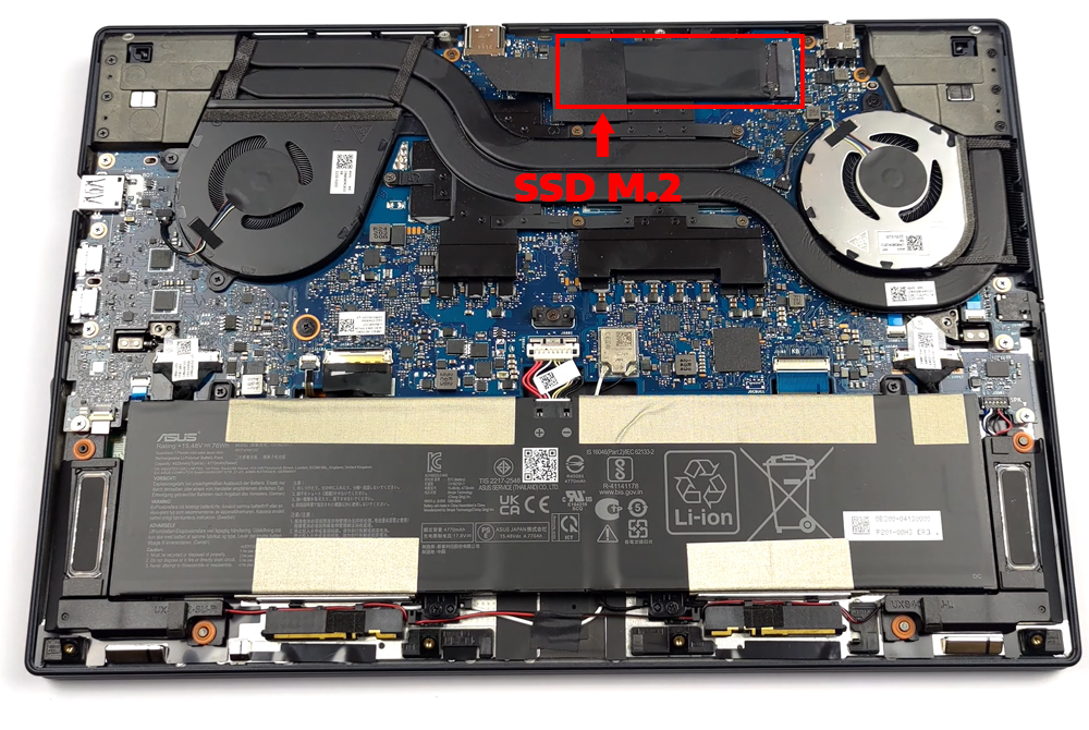 N&acirc;ng cấp Ram, SSD Laptop ASUS Zenbook Pro 14 Duo OLED (UX8402)