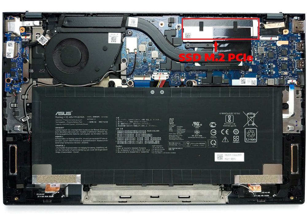 N&acirc;ng cấp Ram, SSD Laptop Asus Zenbook UX425
