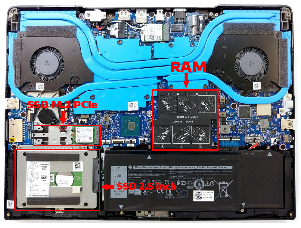 N&acirc;ng cấp Ram, SSD Laptop Dell G5 5590