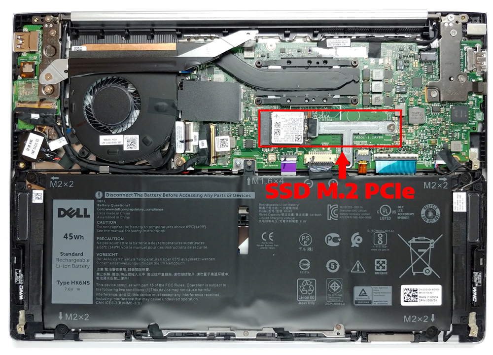 Khả năng nâng cấp laptop Dell Inspiron 13 7391 2 in 1