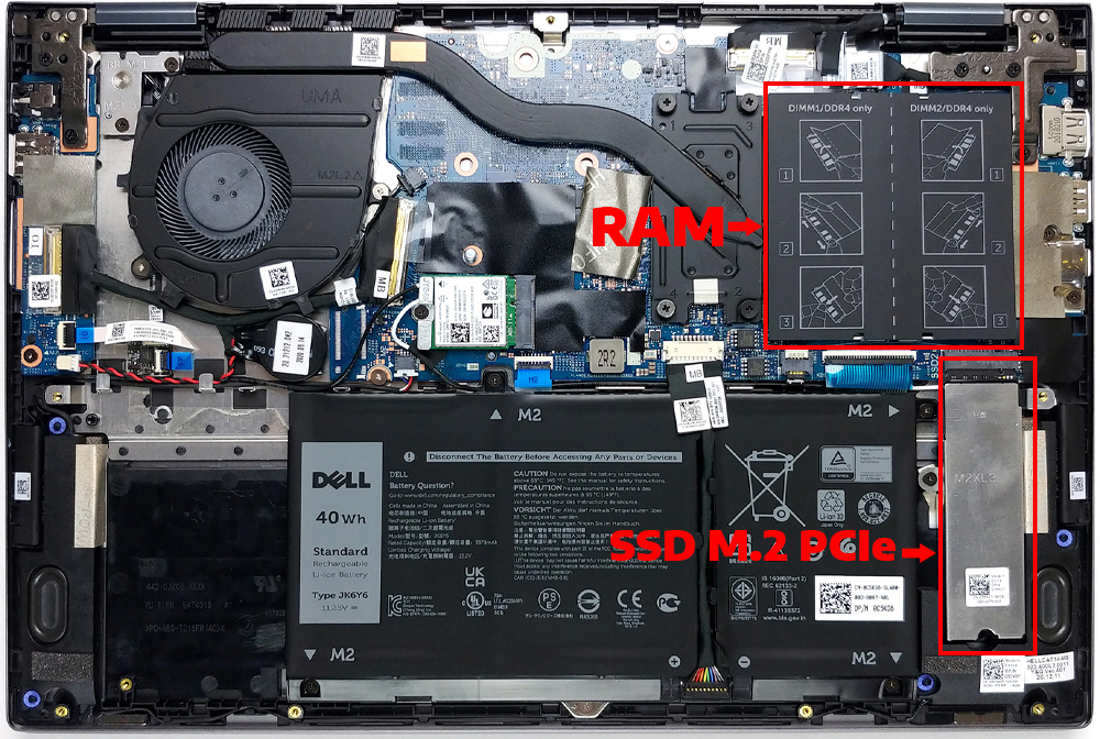 N&acirc;ng cấp Ram, SSD Laptop Dell Inspiron 14 5406