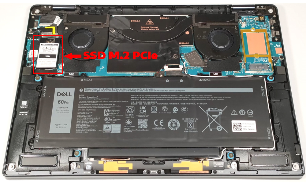 Nâng cấp Ram, SSD Laptop Dell Latitude 9450 2in1