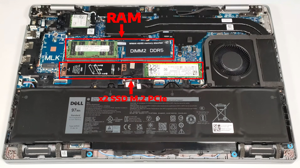 N&acirc;ng cấp Ram, SSD Laptop Dell Precision 3591