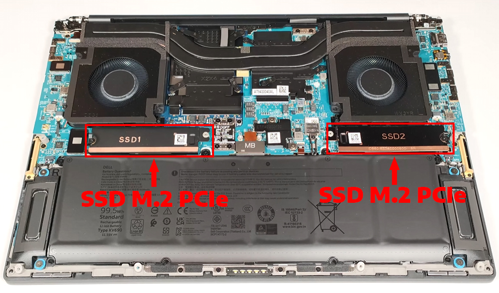 N&acirc;ng cấp Ram, SSD Laptop Dell Precision 5690