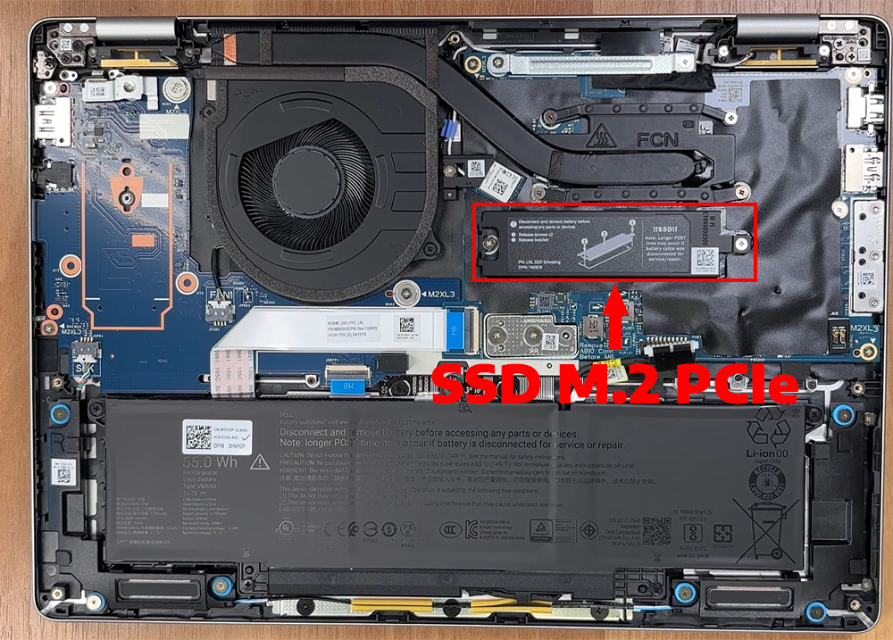 N&acirc;ng cấp Ram, SSD Laptop Dell Pro 14 Plus PB14250