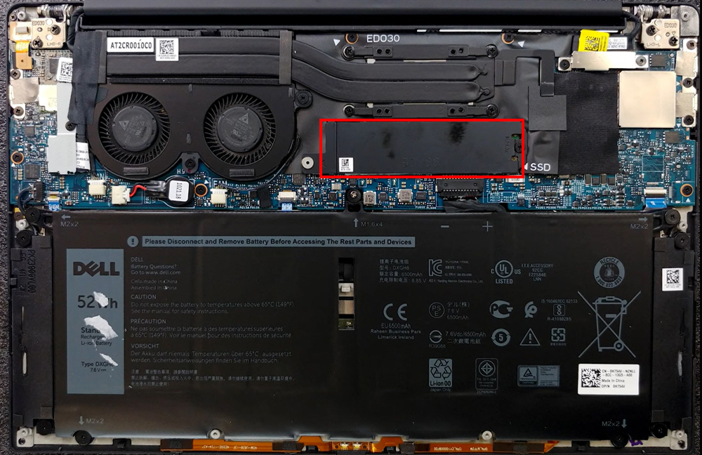 N&acirc;ng cấp Ram, SSD Laptop Dell XPS 13 9380