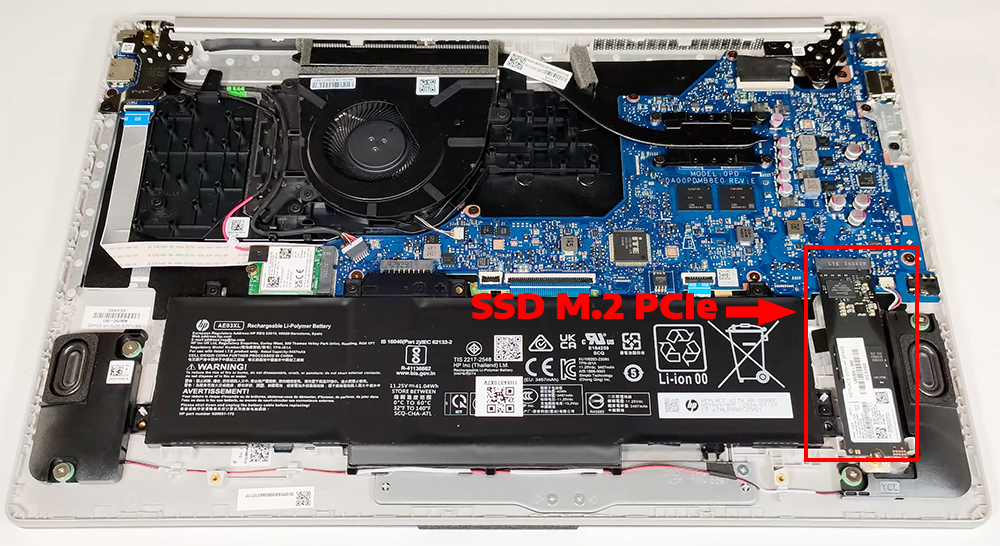 Nâng cấp Ram, SSD Laptop HP 15 15-fc0000