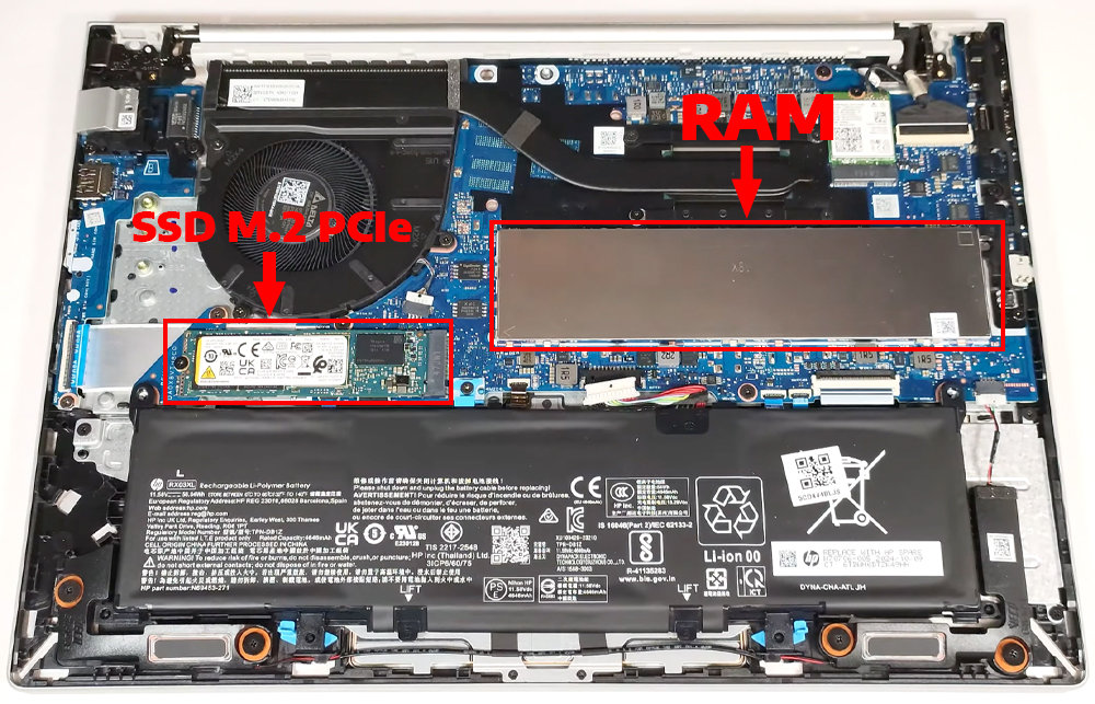 Nâng cấp Ram, SSD Laptop HP EliteBook 640 G11