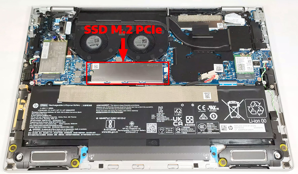 Nâng cấp Ram, SSD Laptop HP Elite x360 1040 G11