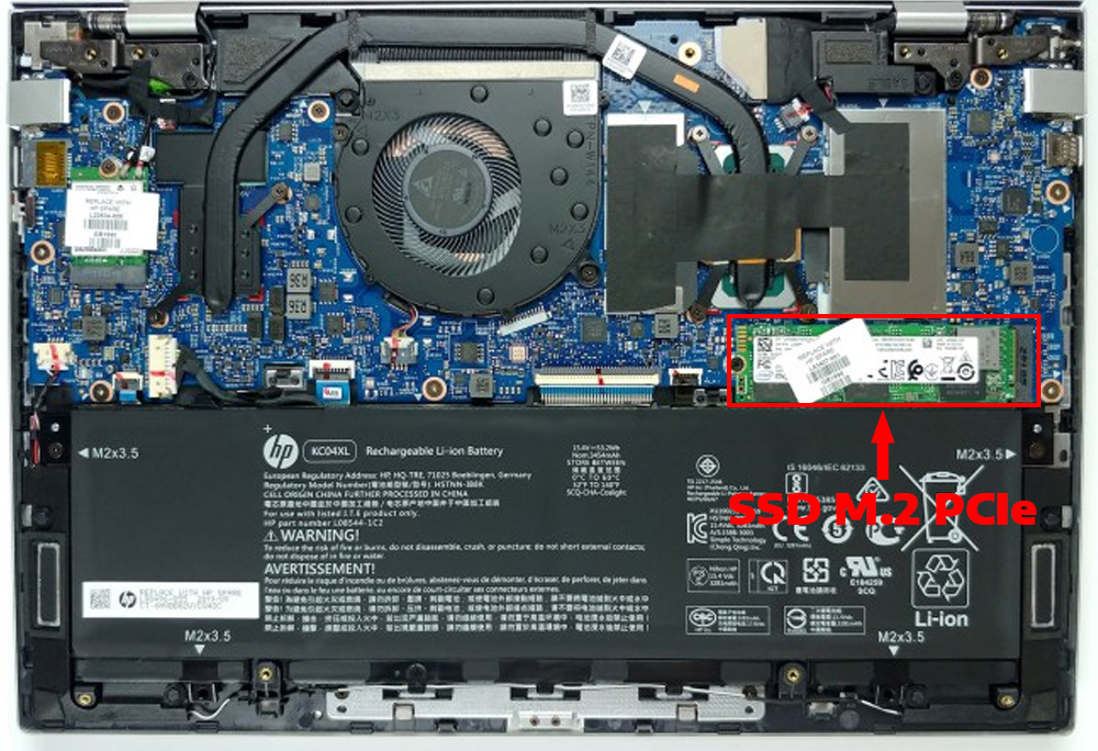 N&acirc;ng cấp Ram, SSD Laptop HP Envy 13-aq0000