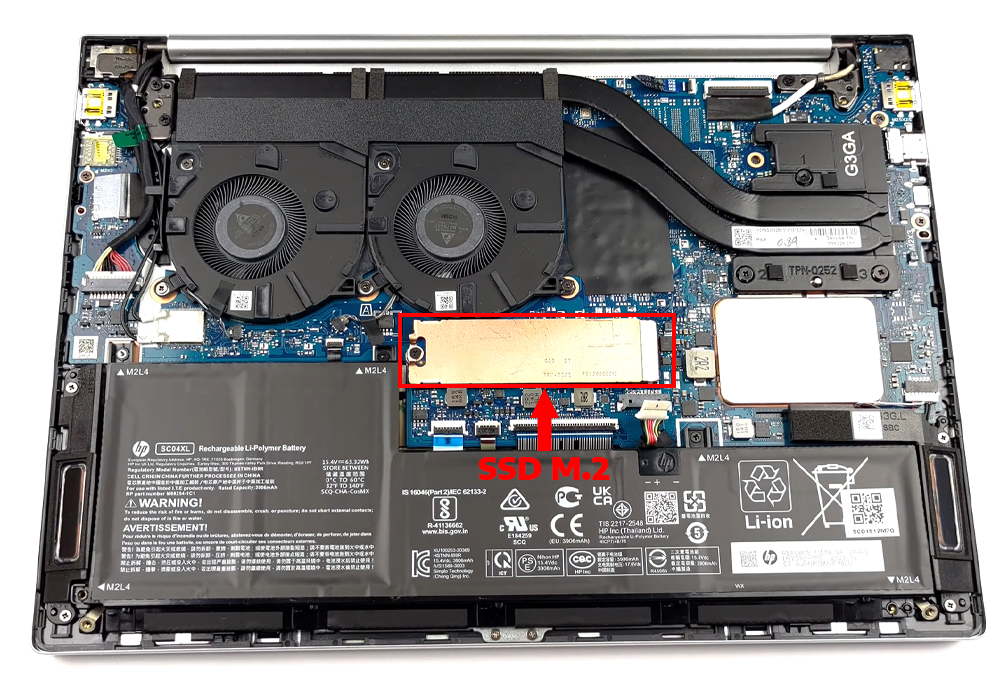 N&acirc;ng cấp Ram, SSD Laptop HP Envy 14 (14-eb1000)