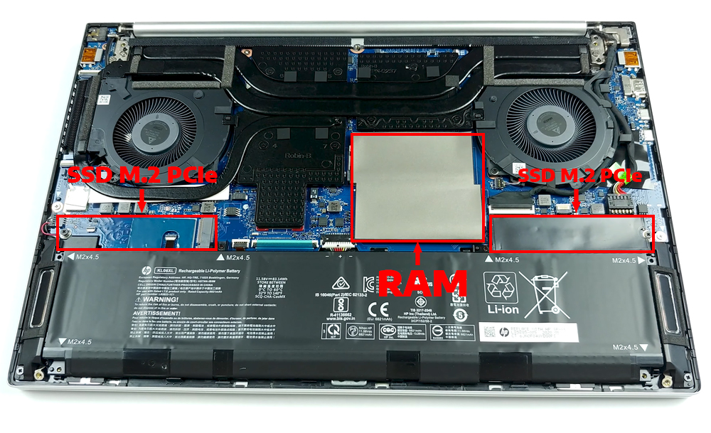 N&acirc;ng cấp Ram, SSD Laptop HP Envy 15-ep0000