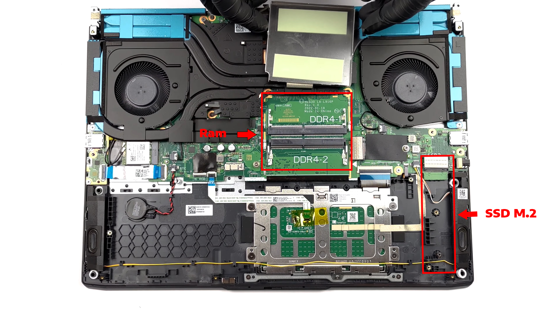 Nâng cấp Ram, SSD laptop Lenovo IdeaPad Gaming 3i (16 inch, 2022)