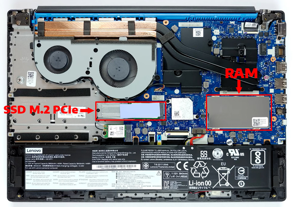 N&acirc;ng cấp Ram, SSD Laptop Lenovo Ideapad L340-15IRH Gaming