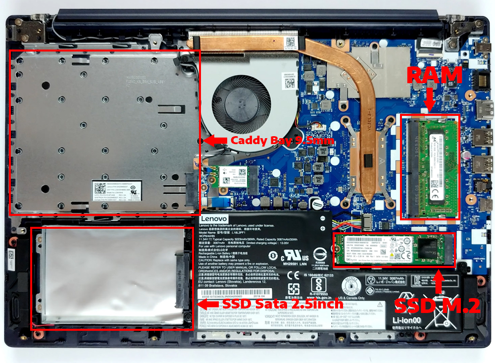 N&acirc;ng cấp Ram, SSD Laptop Lenovo Ideapad L340 15IWL