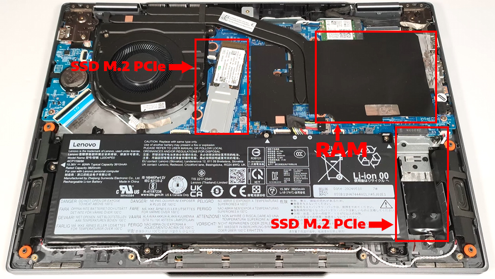 N&acirc;ng cấp Ram, SSD Laptop Lenovo ThinkBook 14 2in1 Gen 4