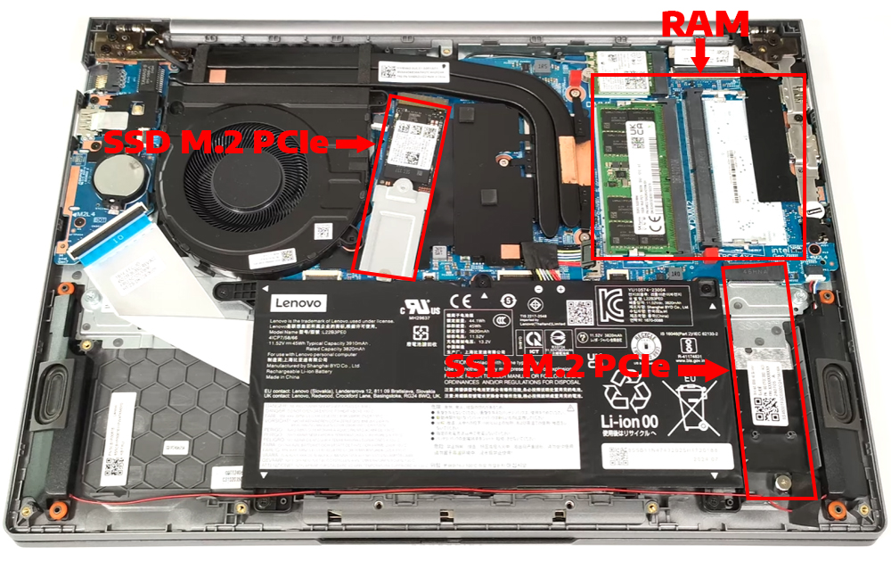 Nâng cấp Ram, SSD Laptop Lenovo ThinkBook 14 G7 intel
