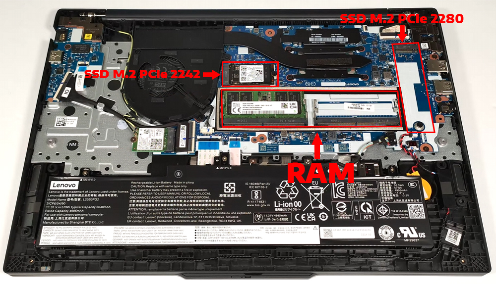 N&acirc;ng cấp Ram, SSD Laptop Lenovo ThinkPad E16 Gen 2 Intel