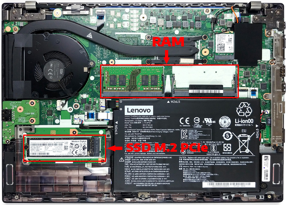 N&acirc;ng cấp Ram, SSD Laptop Lenovo ThinkPad L14