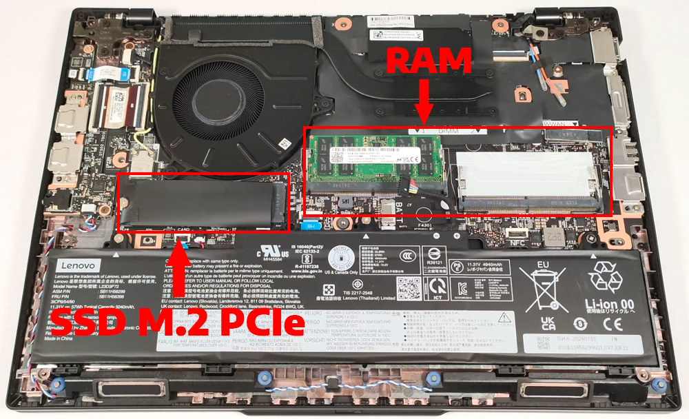 Nâng cấp Ram, SSD Laptop Lenovo ThinkPad L14 Gen 5 Intel