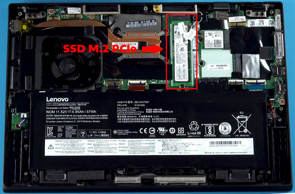 Nâng cấp Ram, SSD Laptop Lenovo ThinkPad X1 Carbon Gen 5