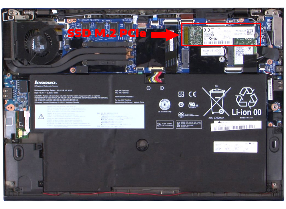 N&acirc;ng cấp Ram, SSD Laptop Lenovo ThinkPad X1 Carbon Gen 6