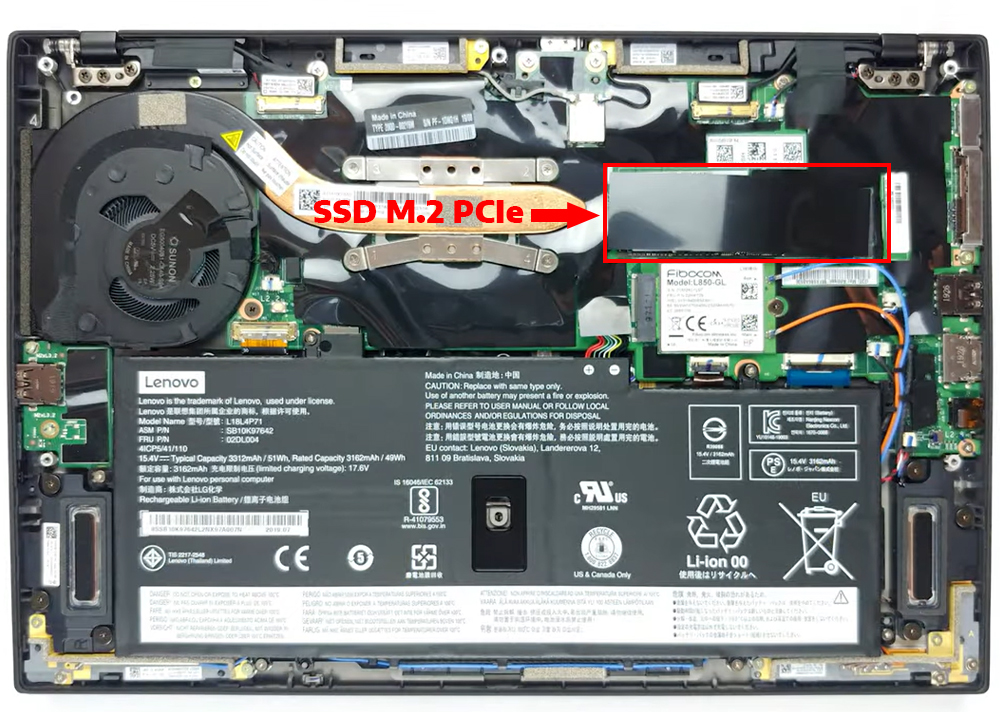 N&acirc;ng cấp Ram, SSD Laptop Lenovo ThinkPad X1 Carbon Gen 7