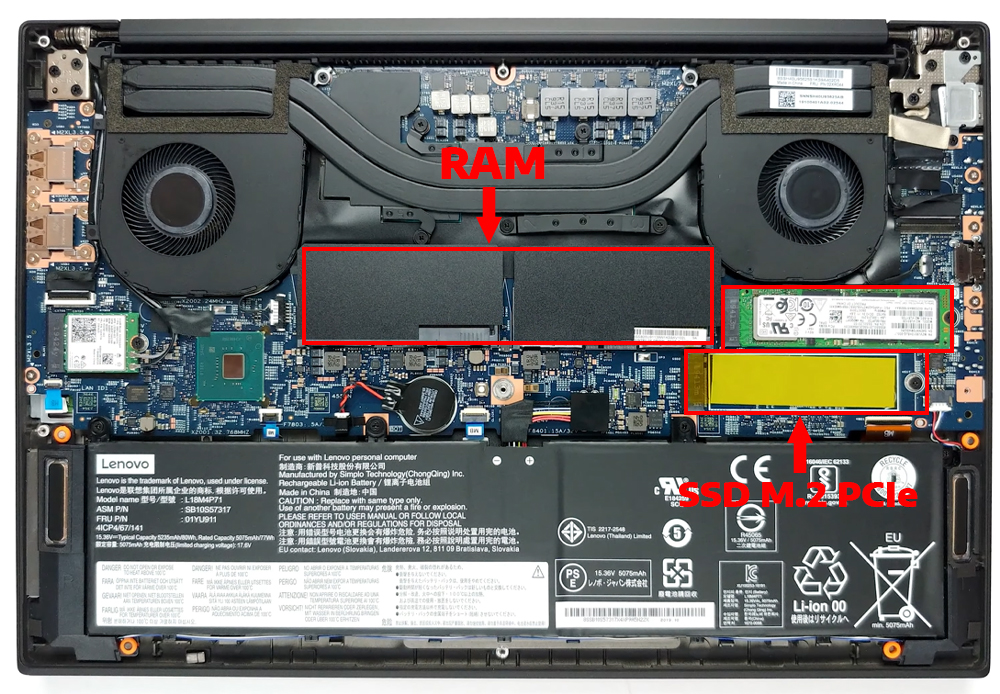 N&acirc;ng cấp Ram, SSD Laptop Lenovo ThinkPad X1 Extreme Gen 2