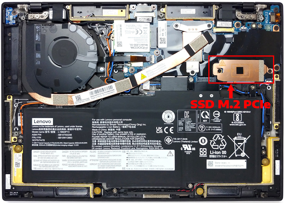 N&acirc;ng cấp Ram, SSD Laptop Lenovo ThinkPad X1 Nano