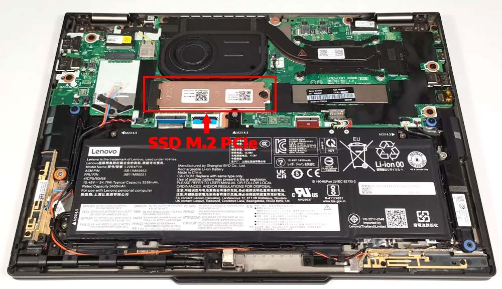 N&acirc;ng cấp Ram, SSD Laptop Lenovo ThinkPad X13 2 in 1 Gen 5