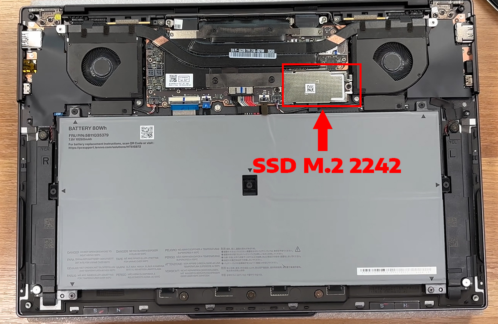 Nâng cấp Ram, SSD Laptop Lenovo ThinkPad X9-15 Gen 1