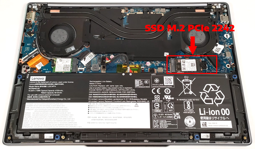 Nâng cấp Ram, SSD Laptop Lenovo Yoga Pro 7i 14inch Gen 9