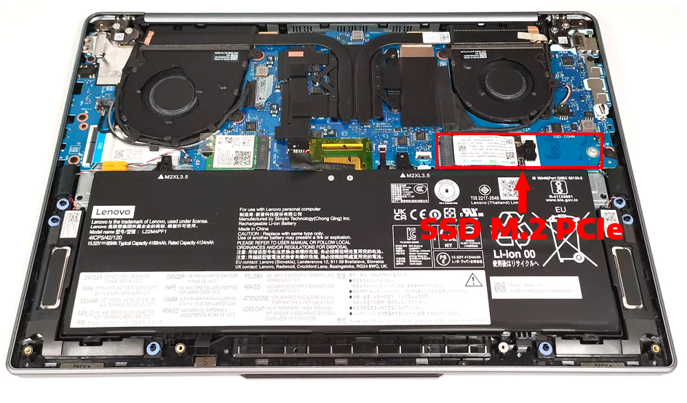 N&acirc;ng cấp Ram, SSD Laptop Lenovo Yoga Slim 7i 14inch Gen 9