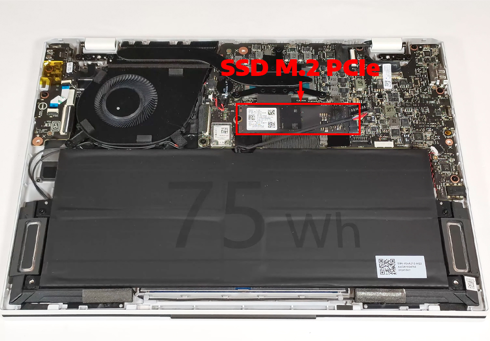 Nâng cấp Ram, SSD Laptop MSI Prestige 13 AI Evo A1MG
