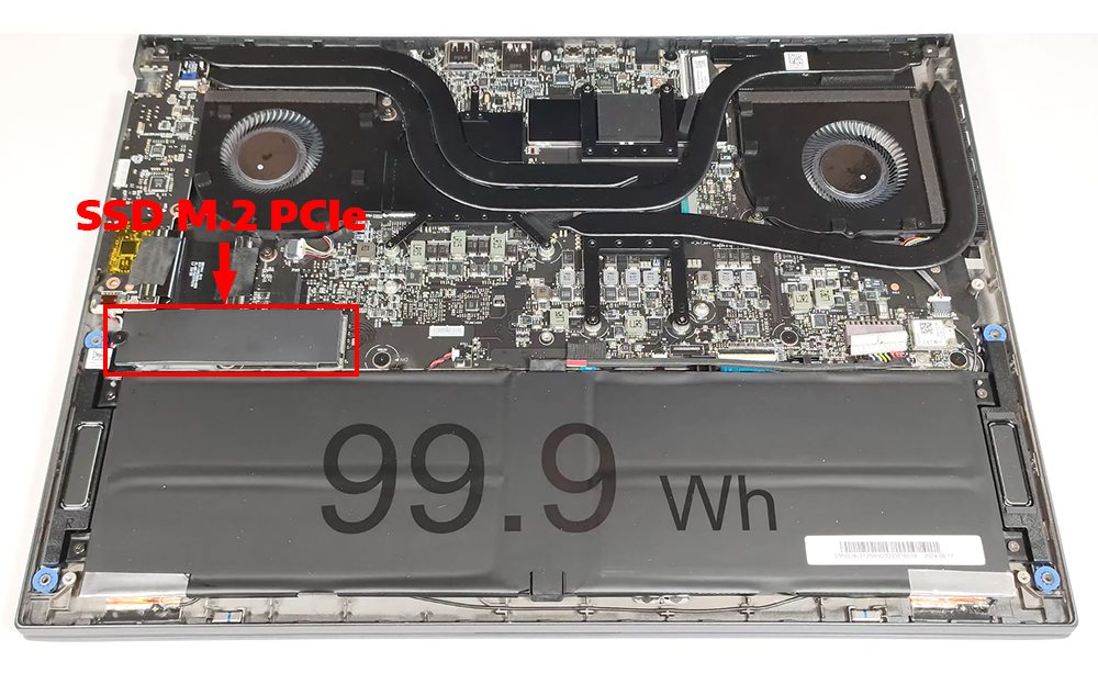 N&acirc;ng cấp Ram, SSD Laptop MSI Prestige 16 AI Studio B1V