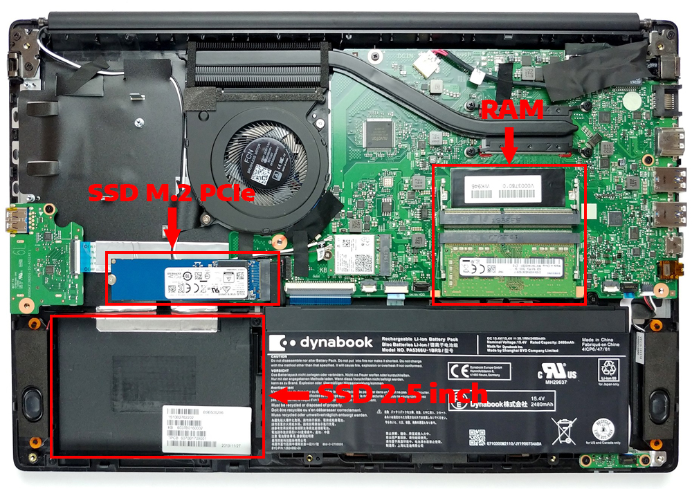 N&acirc;ng cấp Ram, SSD Laptop Toshiba-Dynabook Satellite Pro L50-G