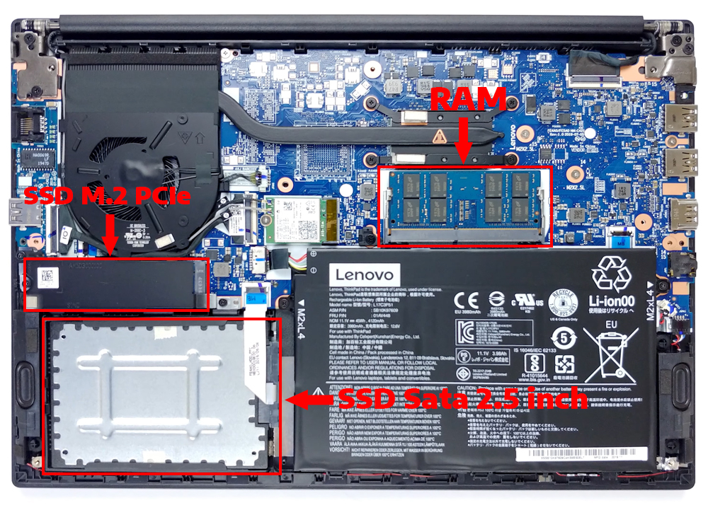 Nâng cấp Ram, SSD Laptop Lenovo ThinkPad E14