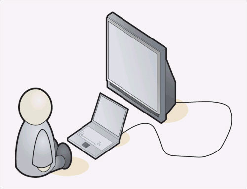 Cách kết nối laptop với Tivi
