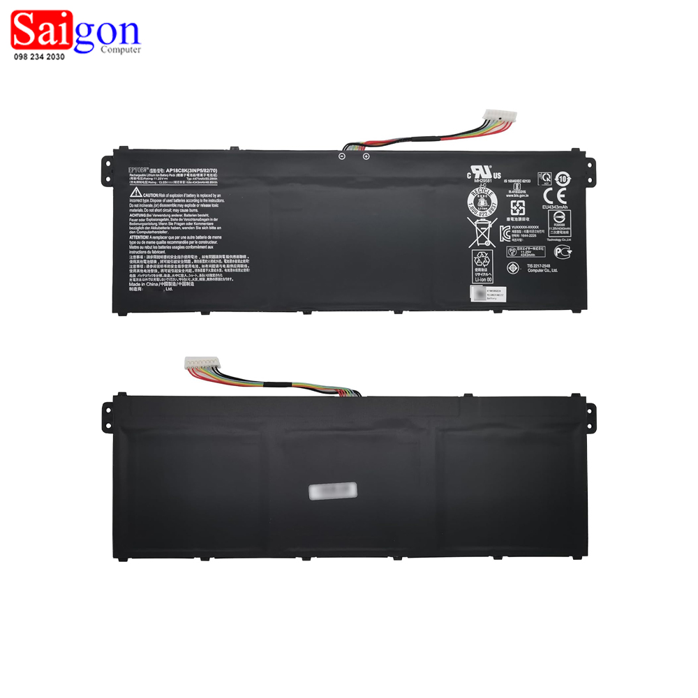 Pin Laptop Lenovo Acer TravelMate P2 TMP215-54
