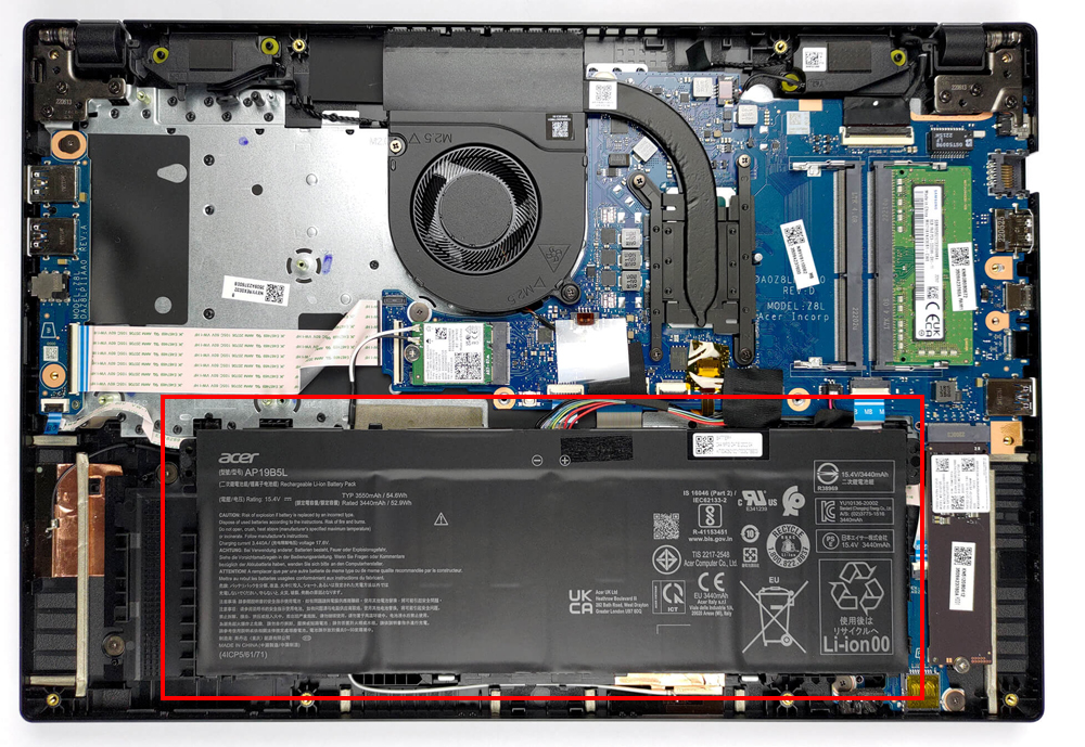 Pin Laptop Lenovo Acer TravelMate P2 TMP215-54
