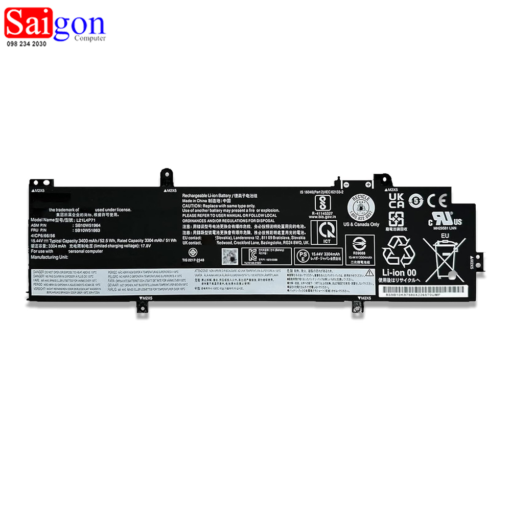 Pin Laptop Lenovo ThinkPad T14 Gen 3