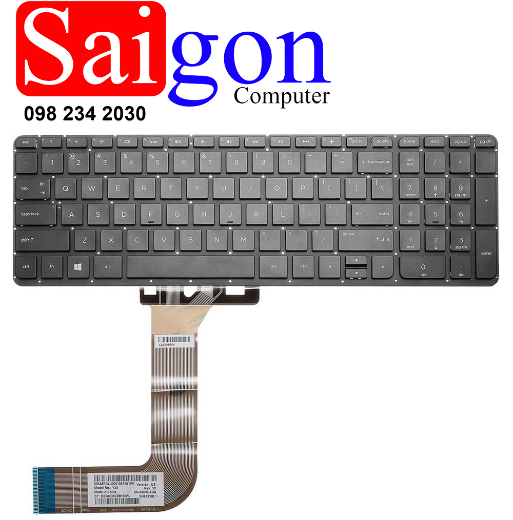 Bàn phím HP 14-AC/14-AM zin 